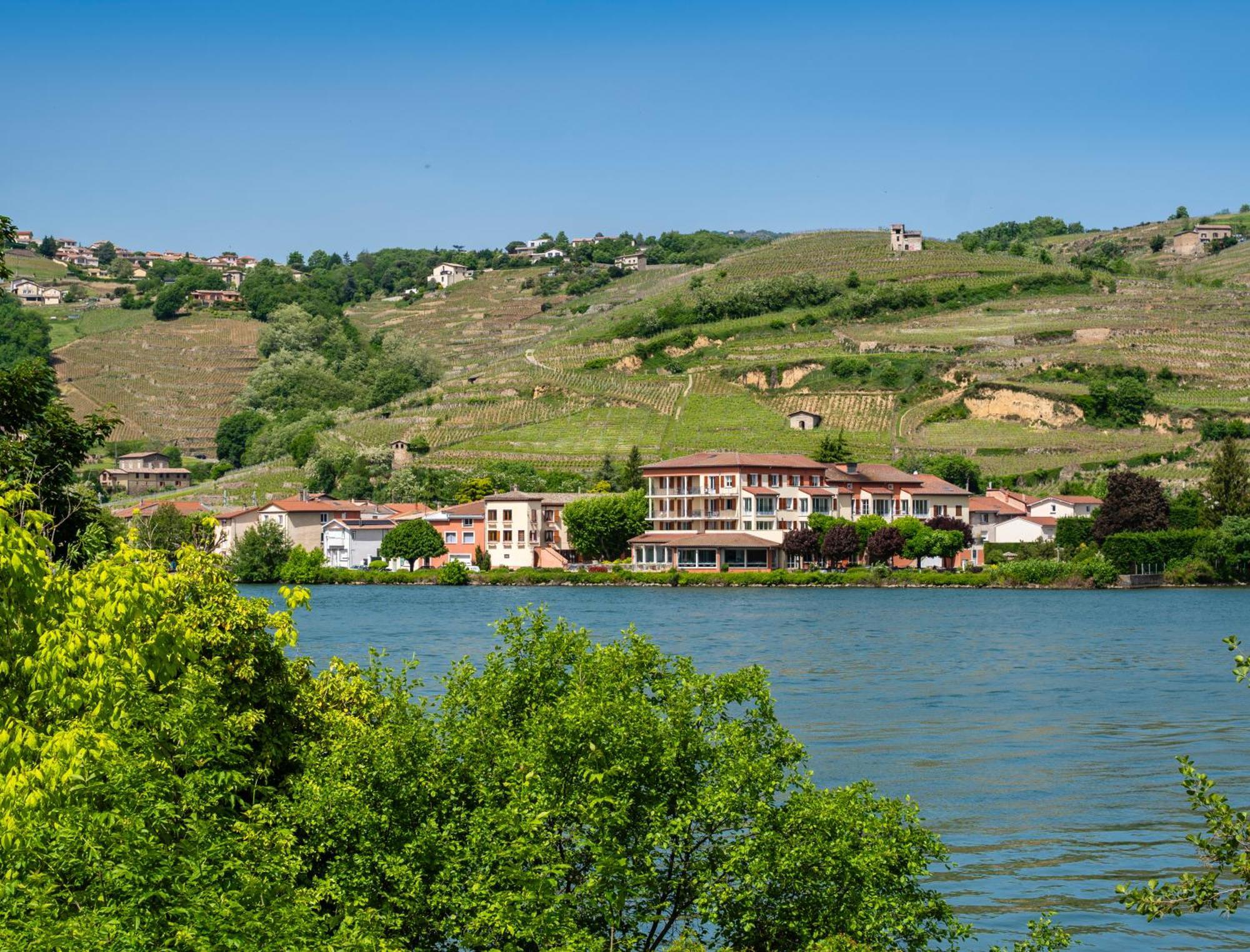 Hôtellerie Beau Rivage Condrieu Exterior foto