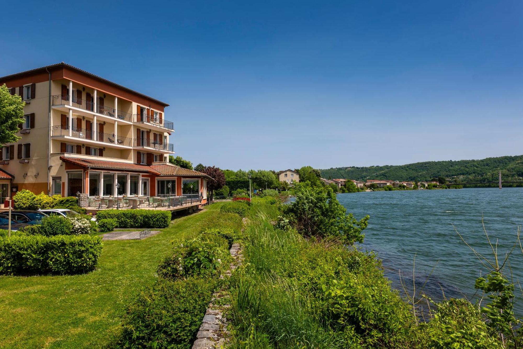 Hôtellerie Beau Rivage Condrieu Exterior foto
