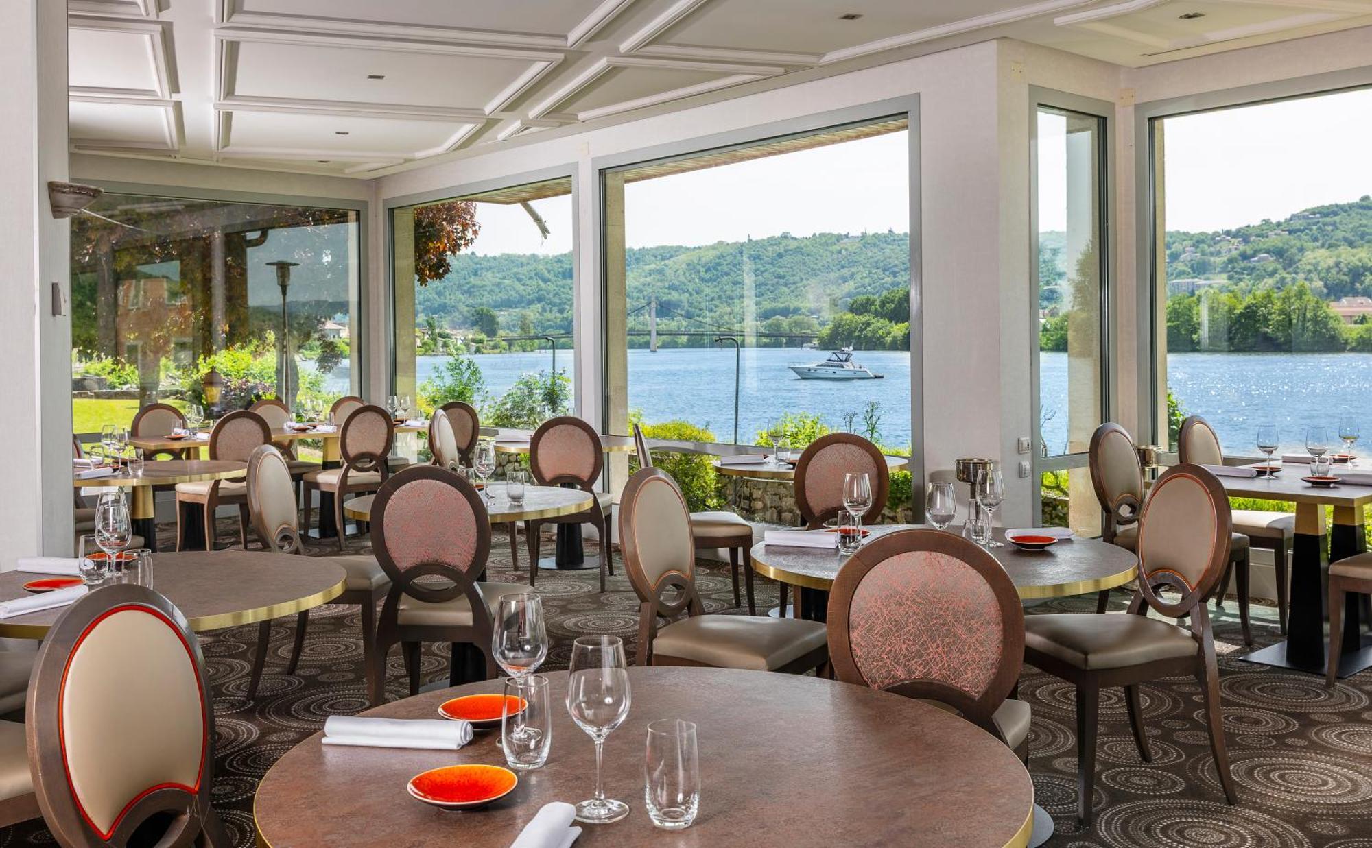 Hôtellerie Beau Rivage Condrieu Exterior foto